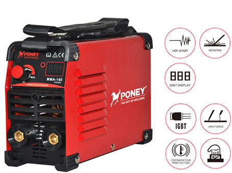 ماكينة لحام القوس الصغيرة MMA سهلة الاستخدام ماكينة لحام صغيرة محمولة بقوة 220 فولت 50 هرتز 60 هرتز